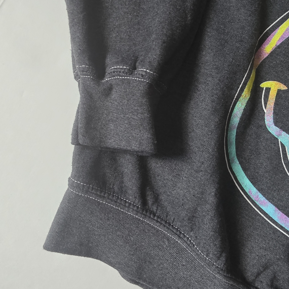 NIRVANA Charcoal Hoodie with Iconic Logo Size Xs Used Like New. - Picture 4 of 7